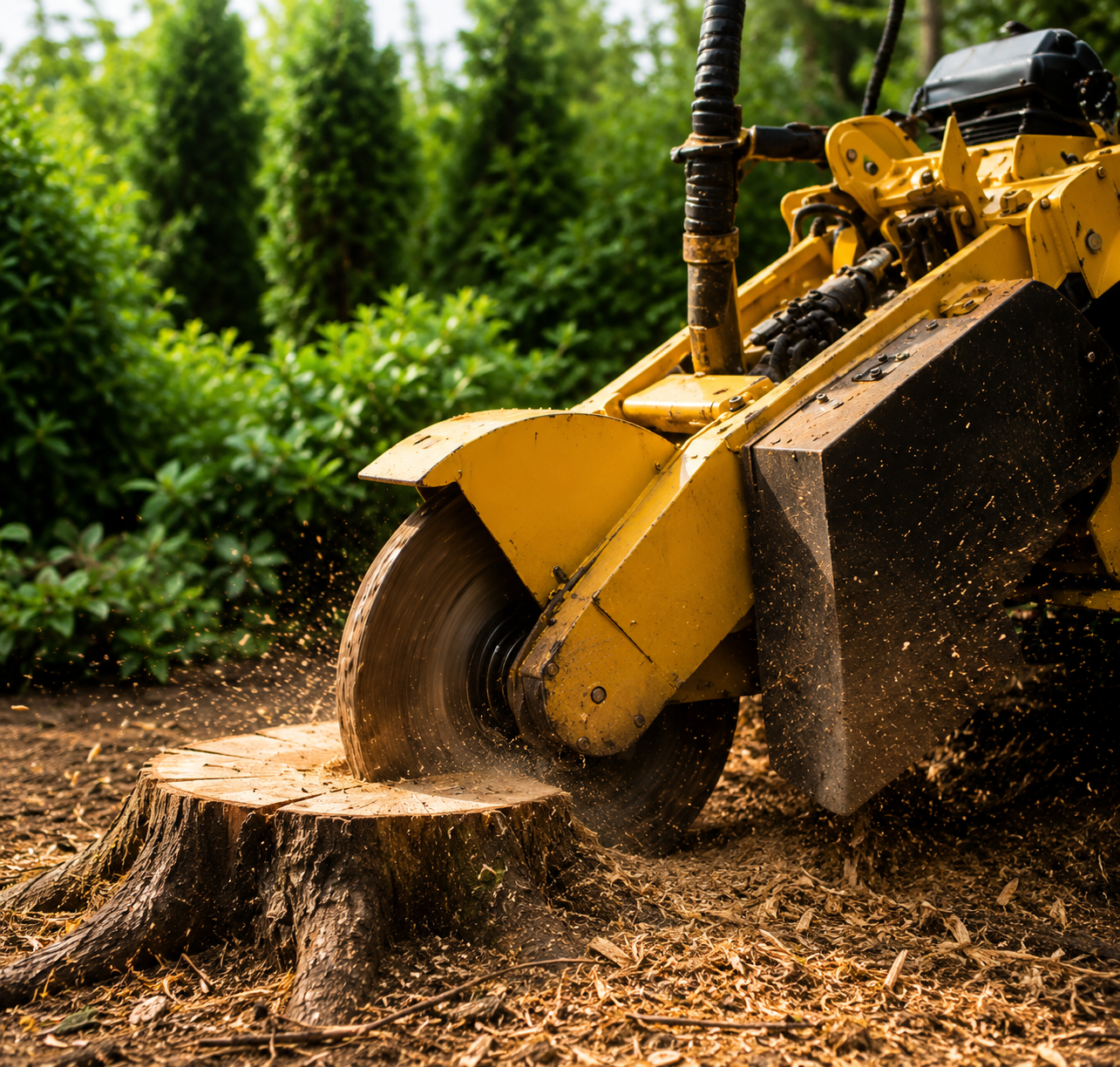 Stump grinding service in Buffalo NY